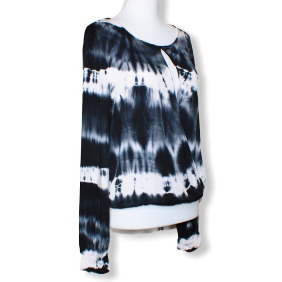Young Fabulous & Broke Cross-Front Tie Dye Top XS - Picture 2 of 10